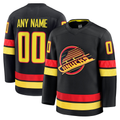 Elroe Custom V.Canucks Black Alternate Premium Jerseys