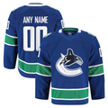 Elroe Custom V.Canucks Blue Home Authentic Pro Jerseys