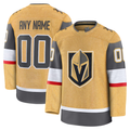 Elroe Custom V.Golden Knights Gold Home Premium Jerseys
