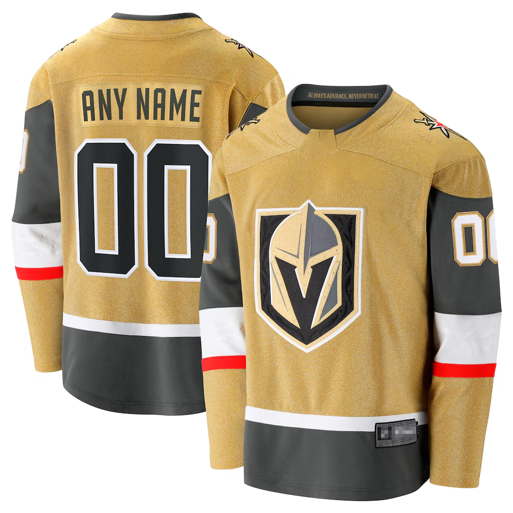 Elroe Custom V.Golden Knights Home Breakaway Jerseys