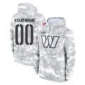 Elroe Custom W.Commanders Arctic Camo Limited Salute to Service Pullover Hoodies Game Any Name & Numbers Stitched Jerseys