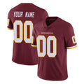 Elroe Custom W.Commanders Burgundy Limited Team Color Vapor Untouchable Home Game Any Name & Numbers Stitched Jerseys