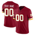 Elroe Custom W.Commanders Burgundy Limited Team Vapor F.U.S.E. Home Game Any Name & Numbers Stitched Jerseys