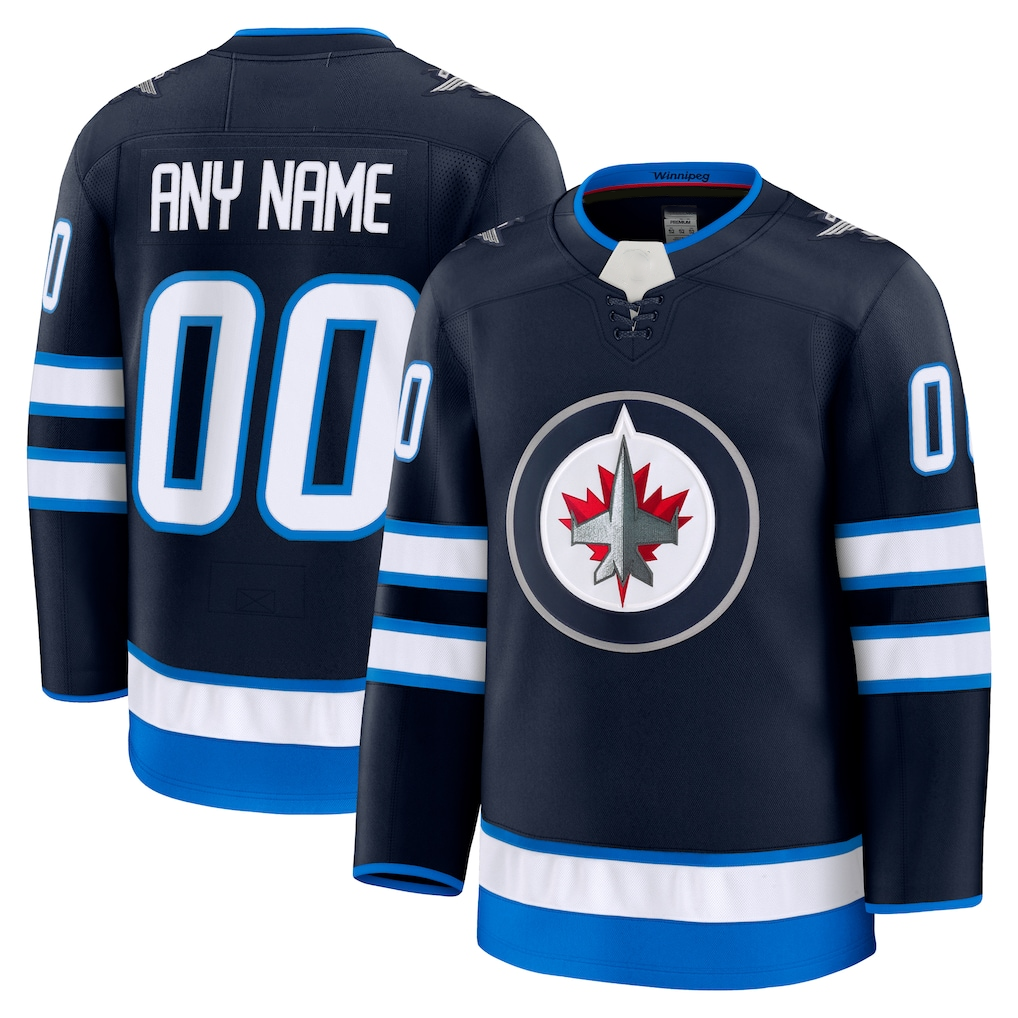 Elroe Custom W.Jets Navy Home Premium Jerseys