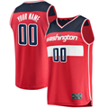 Elroe Custom W.Wizards Red Fast Break Replica Jerseys - Icon Edition