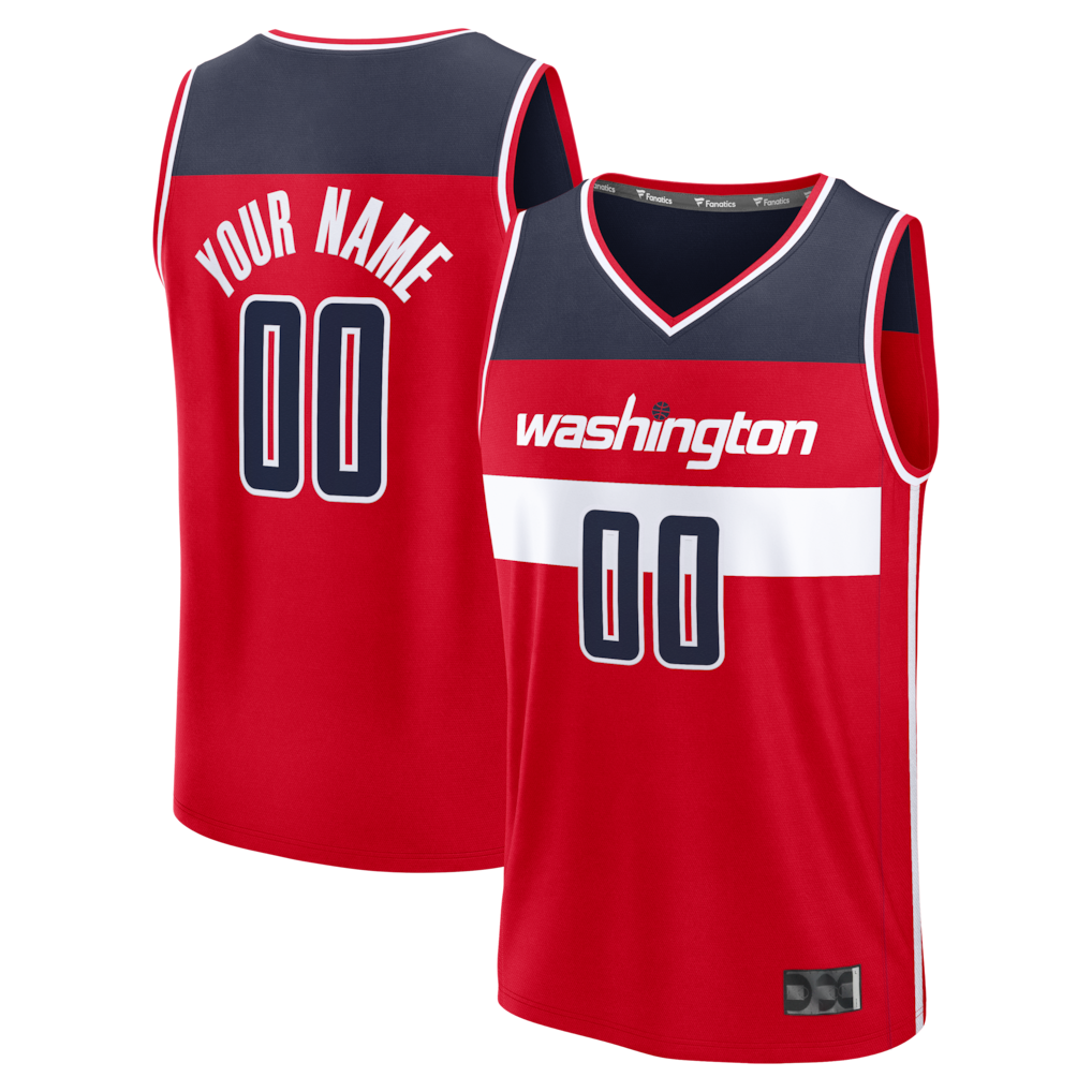 Elroe Custom W.Wizards Red Fastbreak Jerseys - Icon Edition
