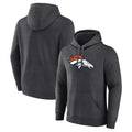 Elroe D.Broncos Ash One Color Pullover Hoodie Limited Blank Player Stitched Jerseys