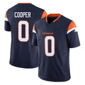 Elroe D.Broncos #0 Jonathon Cooper Player Navy Limited Vapor F.U.S.E. Home Game Stitched Jerseys