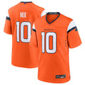 Elroe D.Broncos #10 Bo Nix Orange 2024 Draft First Round Pick Player Game Jersey American Stitched Jerseys