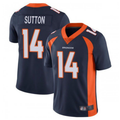 Elroe D.Broncos #14 Courtland Sutton Player Navy Limited Stitched Jerseys