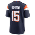 Elroe D.Broncos #15 Nik Bonitto Player Navy Home Game Stitched Jerseys