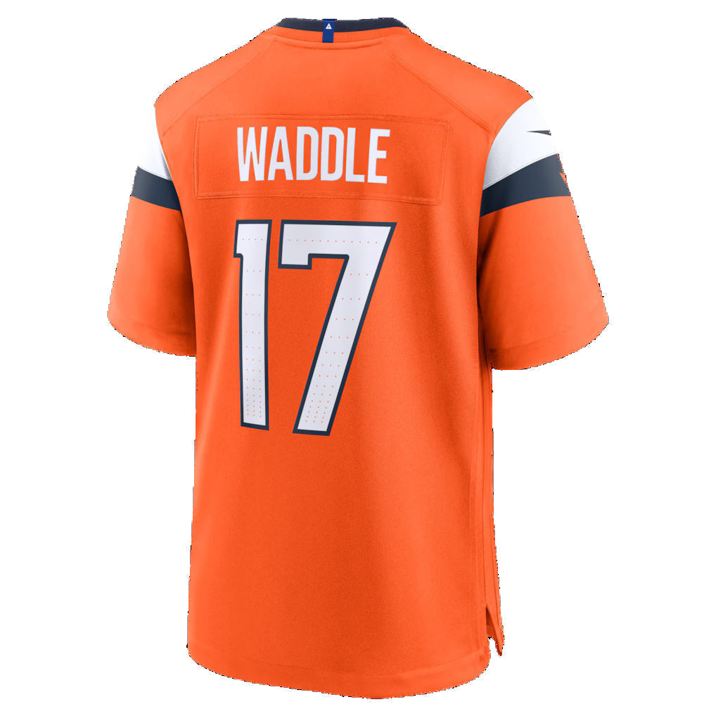 Elroe D.Broncos #17 Jaylen Waddle Orange Game Stitched Jerseys