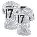 Elroe D.Broncos #17 Jaylen Waddle Player Arctic Camo Salute To Service Limited Stitched Jerseys