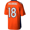 Elroe D.Broncos #18 Peyton Manning Mitchell & Ness Orange Big & Tall 2015 Retired Player Replica Stitched Puhic Jersey