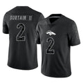 Elroe D.Broncos #2 Pat Surtain II Player Black Reflective Limited Stitched Jerseys