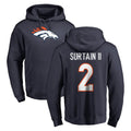 Elroe D.Broncos #2 Pat Surtain II Player Navy Pullover Hoodie Limited Stitched Jerseys