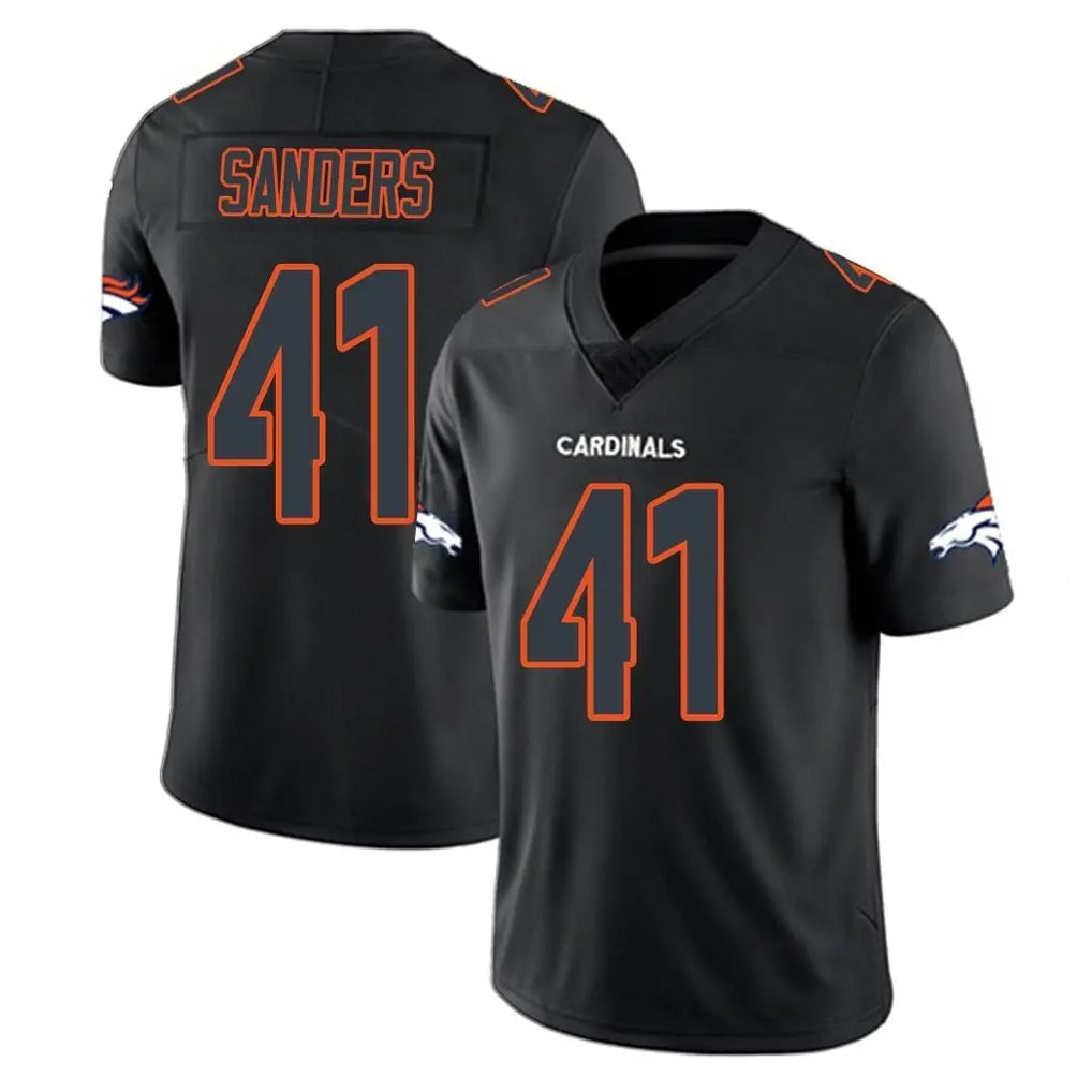Elroe D.Broncos #41 Drew Sanders Player Black Impact Limited Game Stitched Jerseys