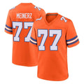 Elroe D.Broncos #77 Quinn Meinerz Player Orange Alternate Collection Throwback Game Stitched Jerseys