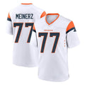 Elroe D.Broncos #77 Quinn Meinerz Player White Home Game Stitched Jerseys