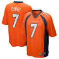 Elroe D.Broncos #7 John Elway Player Orange Game Stitched Jerseys