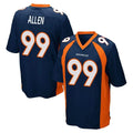 Elroe D.Broncos #99 Zach Allen Player Navy Game Stitched Jerseys