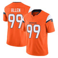 Elroe D.Broncos #99 Zach Allen Player Orange Vapor F.U.S.E. Limited Home Game Stitched Jerseys