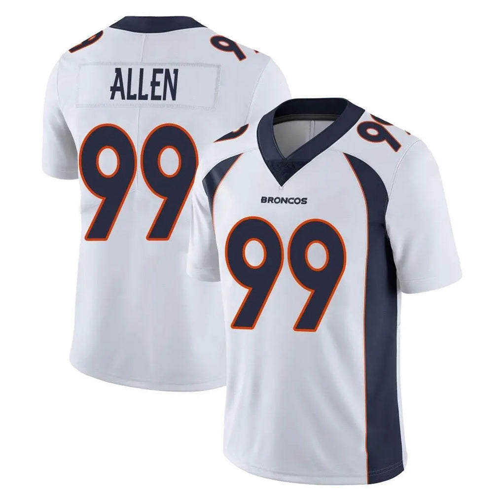 Elroe D.Broncos #99 Zach Allen Player White Vapor Untouchable Limited Home Game Stitched Jerseys