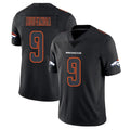 Elroe D.Broncos #9 Talanoa Hufanga Player Black Impact Limited Game Stitched Jerseys