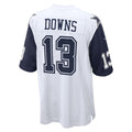 Elroe D.Cowboys #13 Caleb Downs White Alternate Game Stitched Jerseys
