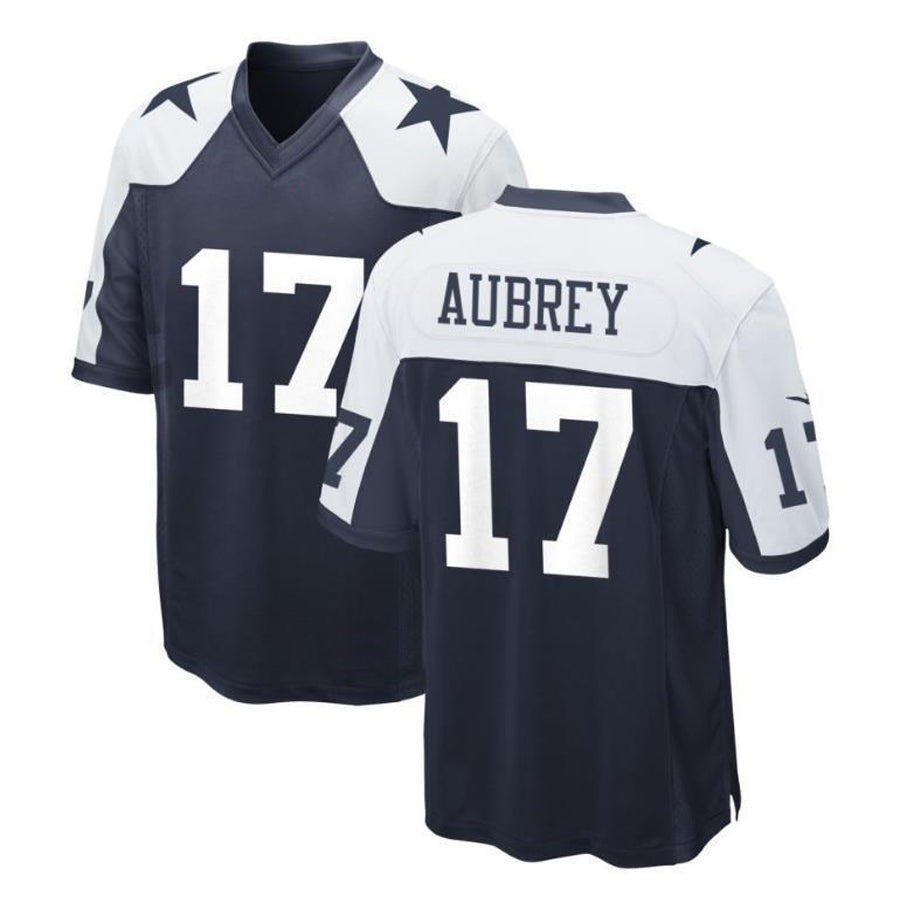 Elroe D.Cowboys #17 Brandon Aubrey Player Navy Alternate Game Stitched Jerseys