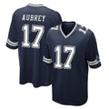 Elroe D.Cowboys #17 Brandon Aubrey Player Navy Home Game Stitched Jerseys