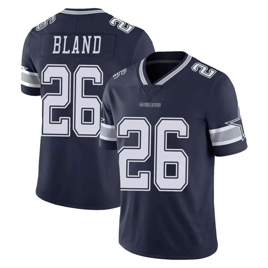 Elroe D.Cowboys #26 DaRon Bland Player Navy Vapor Untouchable Limited Home Game Stitched Jerseys