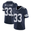 Elroe D.Cowboys #33 Javonte Williams Player Navy Vapor Untouchable Limited Home Game Stitched Jerseys