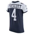 Elroe D.Cowboys #4 Dak Prescott Navy Alternate Vapor Elite Player Stitched Jersey