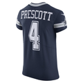 Elroe D.Cowboys #4 Dak Prescott Navy Vapor Elite Player Team Stitched Jerseys