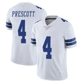 Elroe D.Cowboys #4 Dak Prescott Player White Vapor Untouchable Limited Home Game Stitched Jerseys