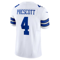 Elroe D.Cowboys #4 Dak Prescott White Vapor F.U.S.E. Limited Stitched Jerseys