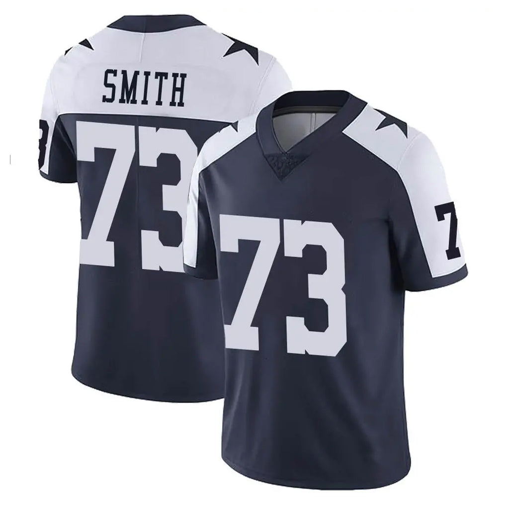 Elroe D.Cowboys #73 Tyler Smith Player Navy-White Limited Alternate Vapor Untouchable Home Game Stitched Jerseys