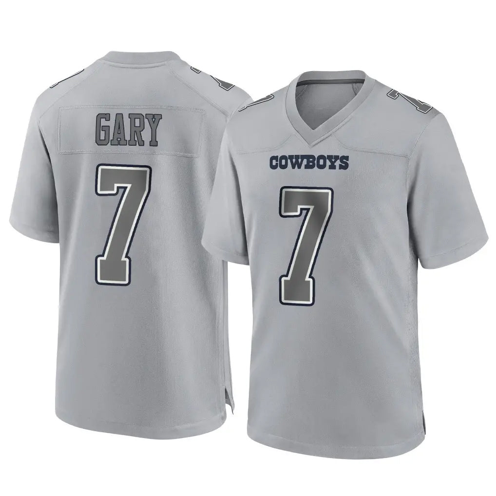 Elroe D.Cowboys #7 Rashan Gary Player Gray Atmosphere Fashion Home Game Stitched Jerseys