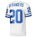 Elroe D.Lions 1994 #20 Barry Sanders Mitchell & Ness White Authentic Throwback Retired Player Stitched Jerseys
