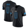 Elroe D.Lions #0 Jahmyr Gibbs Player Black Limited Fashion Stitched Jerseys