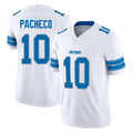 Elroe D.Lions #10 Isiah Pacheco Player White Limited Vapor F.U.S.E. Alternate Home Game Stitched Jerseys