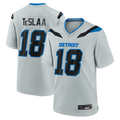 Elroe D.Lions #18 Isaac TeSlaa Detroit Silver 2026 Rivalries Collection Game Stitched Jerseys