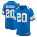 Elroe D.Lions #20 Barry Sanders Player Blue Game Stitched Jerseys