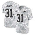 Elroe D.Lions #31 Kerby Joseph Player Arctic Camo Salute To Service Limited Stitched Jerseys