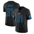Elroe D.Lions #31 Kerby Joseph Player Black Impact Limited Home Game Stitched Jerseys