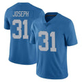 Elroe D.Lions #31 Kerby Joseph Player Blue Limited Throwback Vapor Untouchable Stitched Jerseys