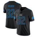 Elroe D.Lions #32 Brian Branch Player Black Impact Limited Home Game Stitched Jerseys