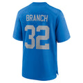 Elroe D.Lions #32 Brian Branch Player Blue Alternate Game Stitched Jerseys