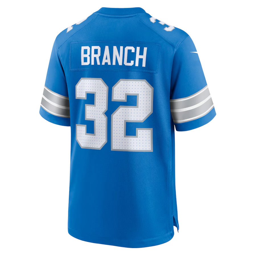 Elroe D.Lions #32 Brian Branch Player Blue Home Game Stitched Jerseys
